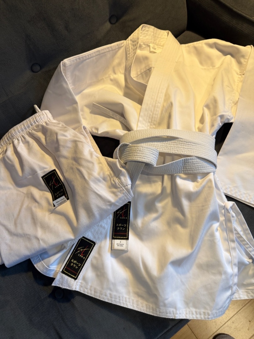 White Martial Arts Gi with White Belt